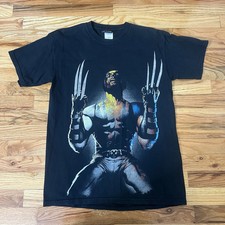 Vintage Wolverine Mad Engine Marvel Shirt Claws Out Men's MEDIUM T shirt