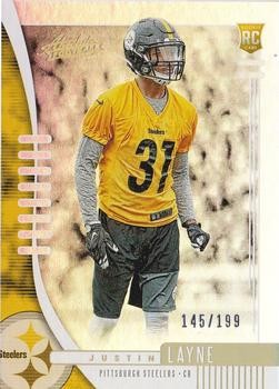 2019 Panini Absolute #184 Justin Layne #/199 NM