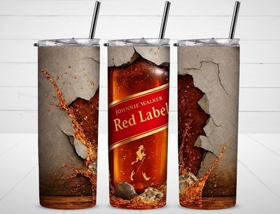 Red Label Whiskey 20oz Stainless Steel Insulated Tumbler Personalize