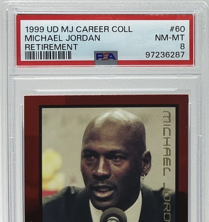 Michael Jordan PSA 8 - 1999 Upper Deck MJ Career Collection “Pure Class” -Bulls - Image 2 of 4