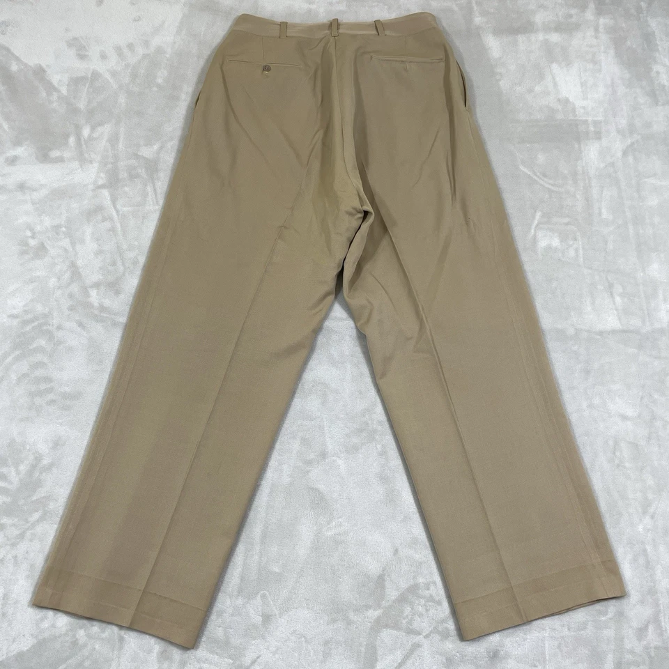 Винтажный 40-х 50-х годов Gabardine брюки брюки мужские 33 x 30 рокабилли трафарет TALON - Изображение 2 из 4