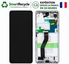Ecran Soft Oled avec Châssis Samsung Galaxy S21 Ultra G998 Phantom Silver