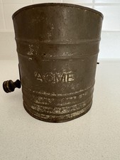 Vintage Tin ACME Flour Sifter