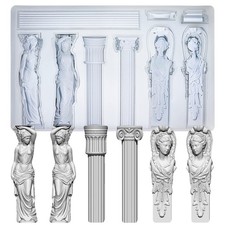 Craft Mold For Pillars And Goddess Statues For Cake Cupcake Soap Decor