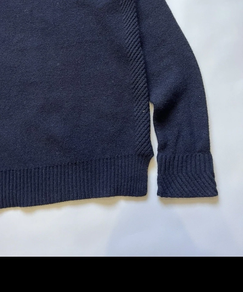 Suéter de lana Allsaints Spitalfields cuello tortuga para hombre pequeño Foto 2 de 4