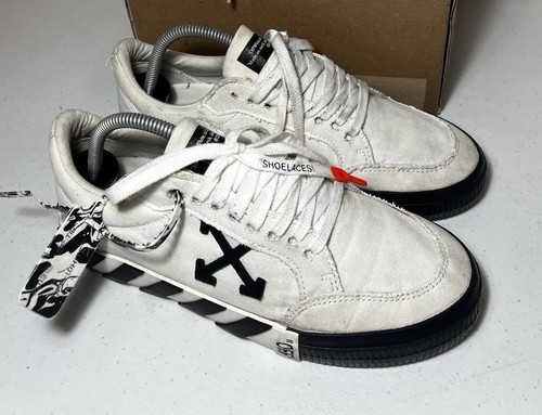 Off-White Vulcanized Vulc Low Top Sneaker Weiß Schuhe Damen Größe 41