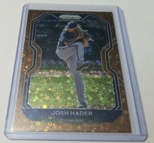 2021 Panini Prizm Tier II JOSH HADER Bronze Prizm Donut Circle #/40 Milwaukee