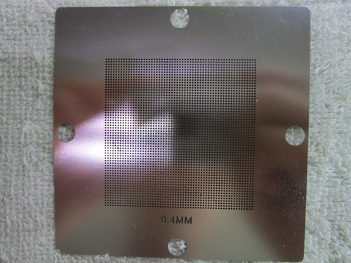 9x9 0.4 0.40 mm 0.4mm 0.40mm Universal BGA Reballing Stencil Template - Afbeelding 1 van 3