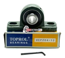 TOPROL UCP204-12 PILLOW BLOCK ¾” bore 2 BOLT