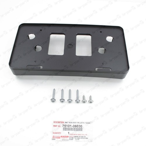 NEW GENUINE TOYOTA 1517 CAMRY LE XLE FRONT LICENSE PLATE BRACKET 75101