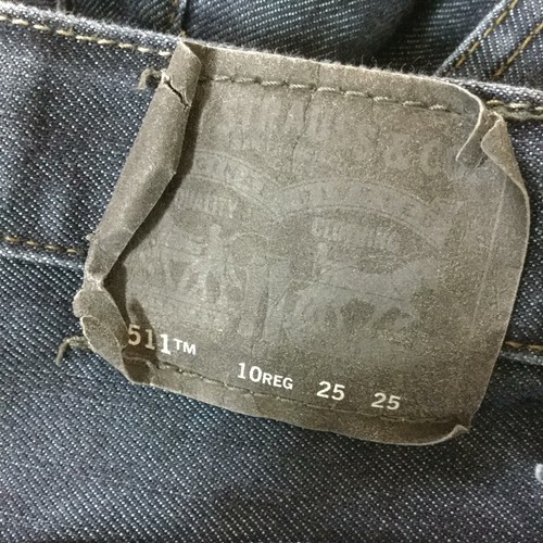 LEVI'S 511 Straight Leg Slim Fit Blue Denim Jeans Boy's Size 10R W 25 L 25 - Picture 8 of 11
