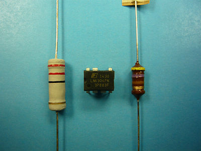 LNK304PN+1 Widerstand 22Ohm (22R)+1 HF Drossel 470µH Whirlpool, AEG, Bauknecht 