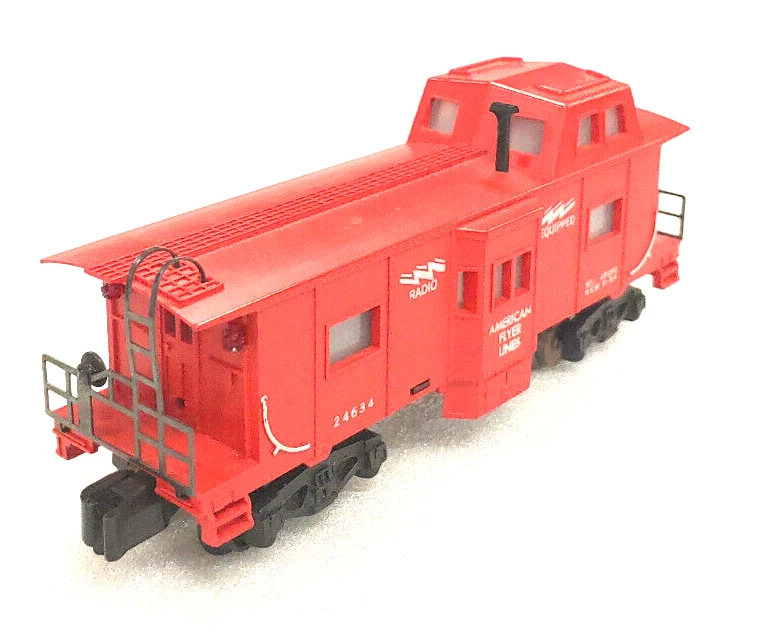 AMERICAN FLYER S GAUGE - 24634 LIGHTED CABOOSE CAR PIKEMASTER   READY-TO-RUN - Image 4 of 4