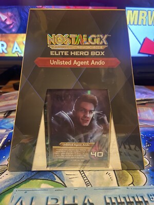 Nostalgix TCG Unlisted Agent Ando Unlisted Leaf DAY ZERO - In Hand Free Shipping | eBay Nostalgix TCG Unlisted Agent Ando Unlisted Leaf DAY ZERO - In Hand Free Shipping | eBay