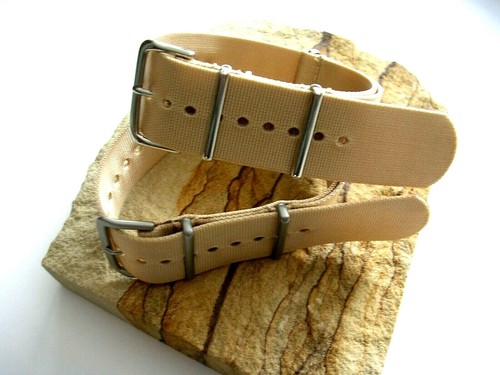 NATO strap TAN Ballistic nylon military Mil Spec MoD G10 watch band USA ship - Picture 2 of 14