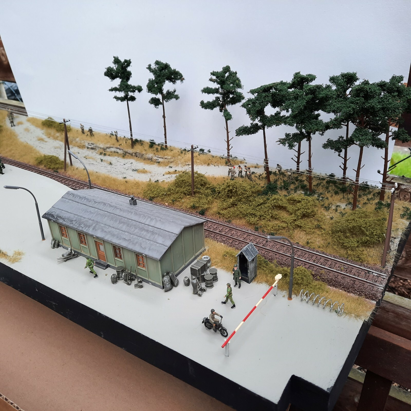 Kostenloser Versand Lieferung Am Selben Diorama Bundeswehr Im Manover Mit Haltepunkt 95x35cm Spur H0 Rabatt Begrenzen Hohe Qualitat Mediguru Com