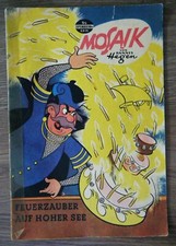 Hannes Hegen Mosaik Heft 94 Dig und Dag Feuerzauber auf hoher See DDR 1964