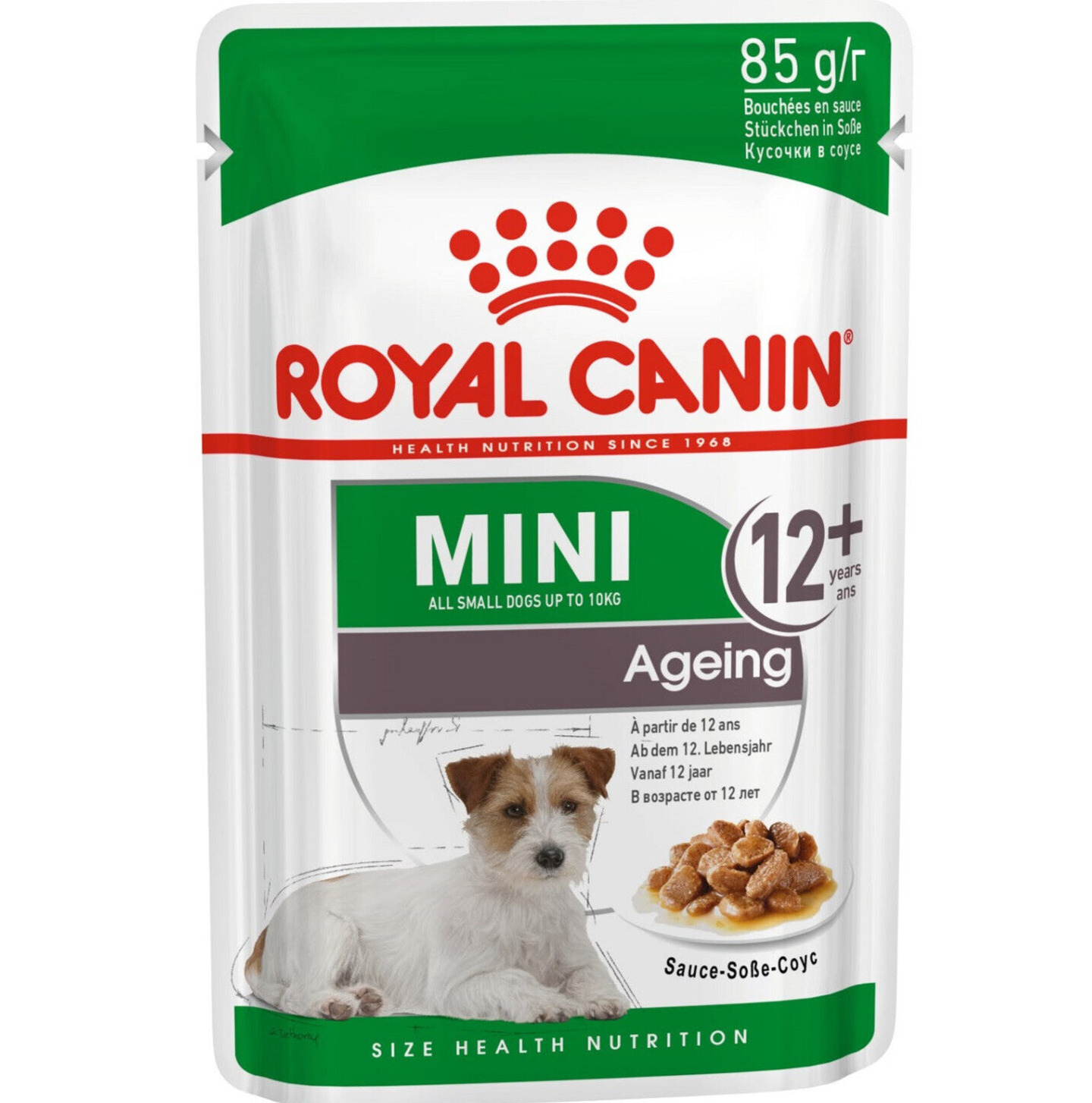 Royal Canin Mini Breed Ageing 12+ Wet Dog Food - Chunks in Gravy - 12 x 85g Pouches - Image 4
