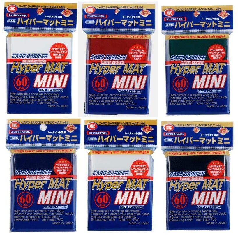 KMC Hyper MAT MINI (60 Sleeves) | Japanese Size | Fits Yu-Gi-Oh! & Cardfight!! | eBay KMC Hyper MAT MINI (60 Sleeves) | Japanese Size | Fits Yu-Gi-Oh! & Cardfight!! | eBay
