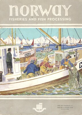 NORWAY Fisheries and Fish Processing 1949 OSCAR LARSEN ALESUND Ragnar Lindquist
