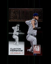 2015 Elite Stature #2 Clayton Kershaw (ref 165562)