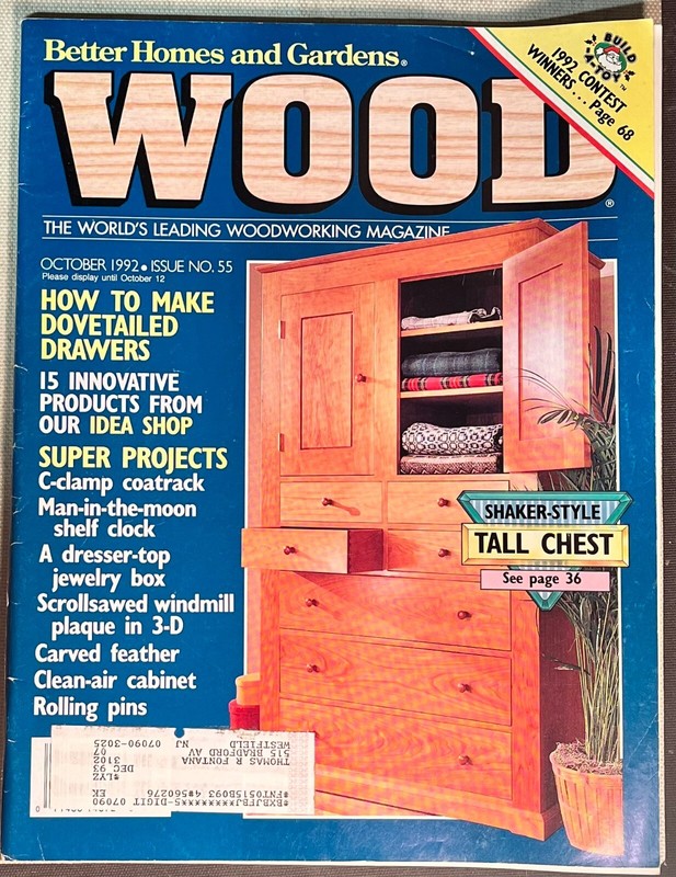 Vintage Wood Magazine : October 1992: Issue # 55