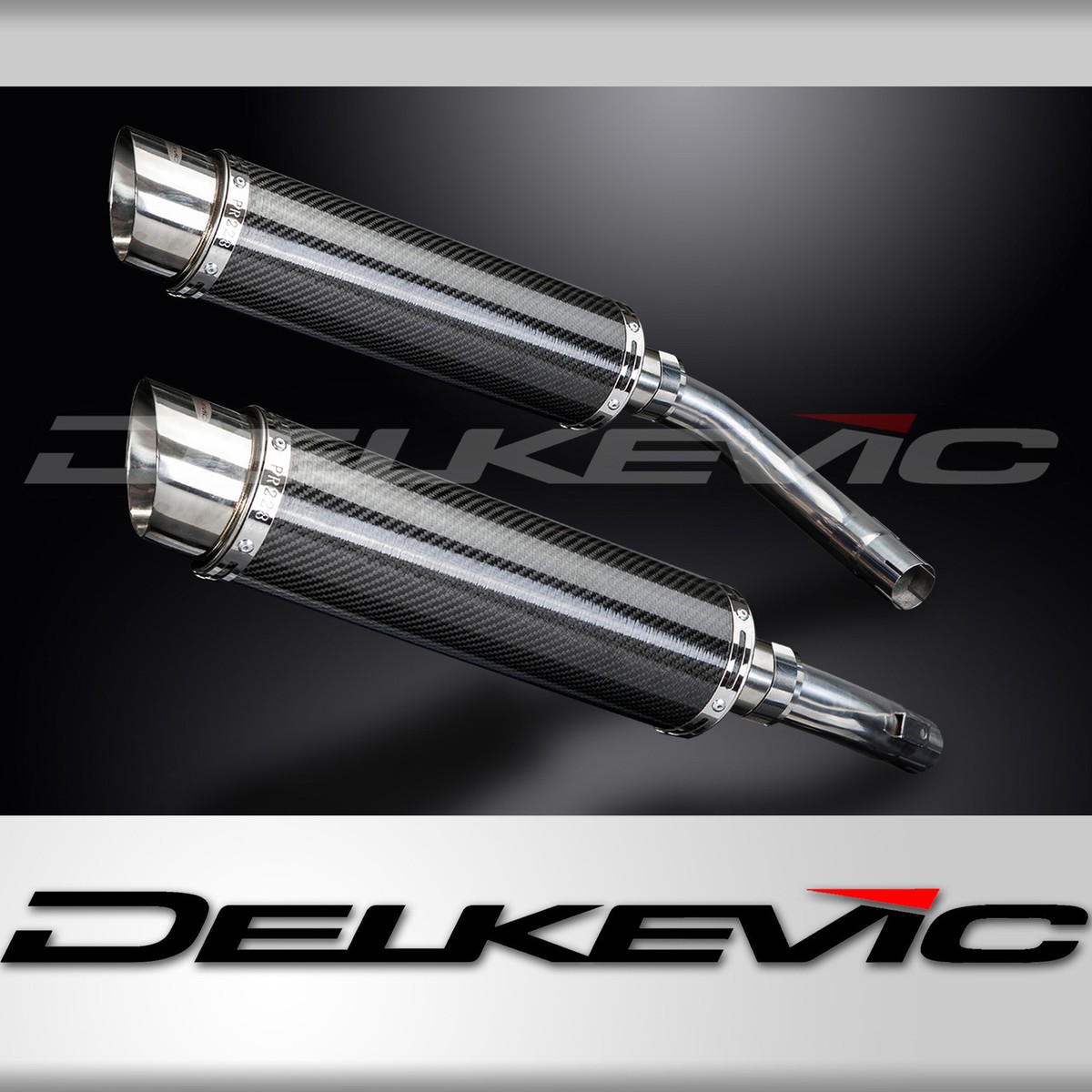 Delkevicスリップオンマフラー　YZF-R1 09-14 Yamaha YZF-R1 YZFR1 R1 2009-2014 Slip On 14