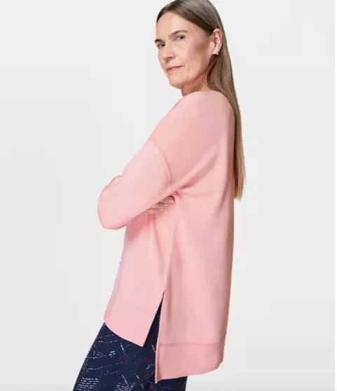 sweaty-betty long line after class soft sweatshirt
