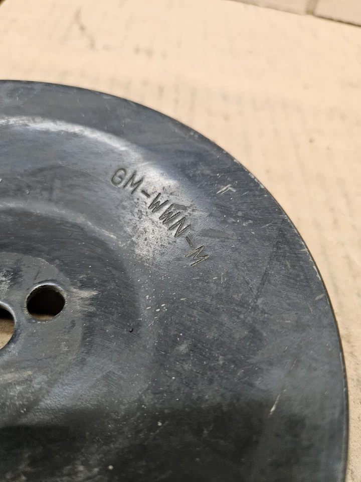 Polea bomba smog motor acero negro 10045702 para GMC K1500/K2500/K3500 1990-1993 Foto 4 de 4