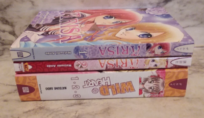 3 MANGA Softcover Books ARISA Vol. #1 & 2 Natsumi Ando - WILD