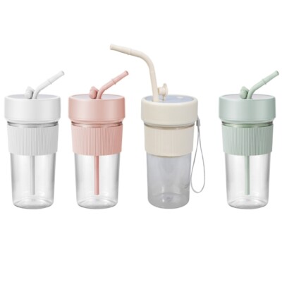 Portable Juicer Cup Portable Blender with Straw Fruit Juicer Fruit Mixer
