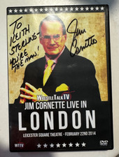 JIM CORNETTE SIGNED DVD LIVE IN LONDON WRESTLETALK TV WWE AWE TNA WCW