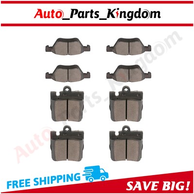 For 2000-2003 Mercedes-Benz CLK320 Performance Front and Rear Brake Ceramic Pads