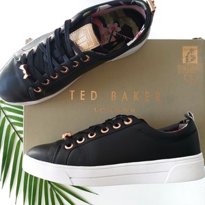 ted baker black floral trainers