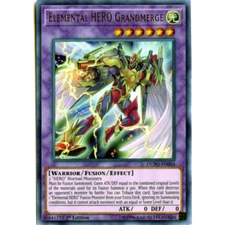 *** ELEMENTAL HERO GRANDMERGE *** ULTRA RARE MINT/NM DUPO-EN004 YUGIOH!