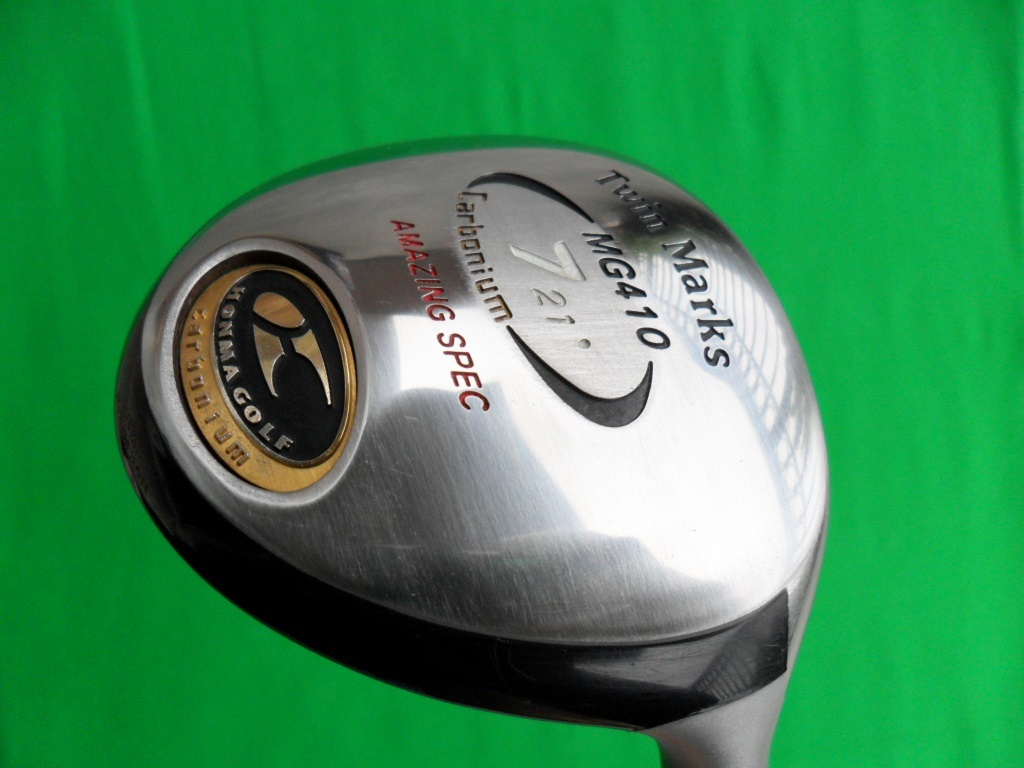 【メンズ右】本間ゴルフ　ホンマ Twin Marks MG410 FW 3本 HONMA® Fairway Wood: TwinMarks MG410 Amazing Spec 3Star #7 Flex:R
