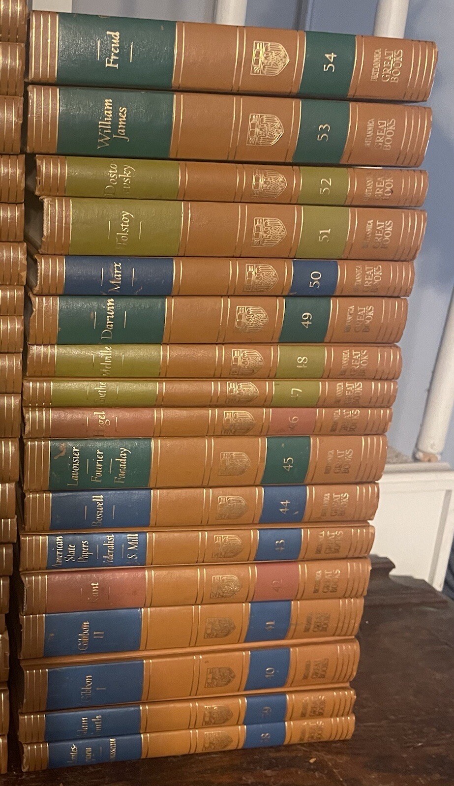 Britannica GREAT BOOKS OF THE WESTERN WORLD Lot Set 54 1952 University