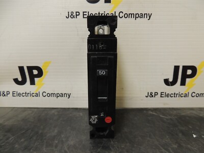 General Electric TED113050 277VAV 50AMP 1 Pole Circuit Breaker