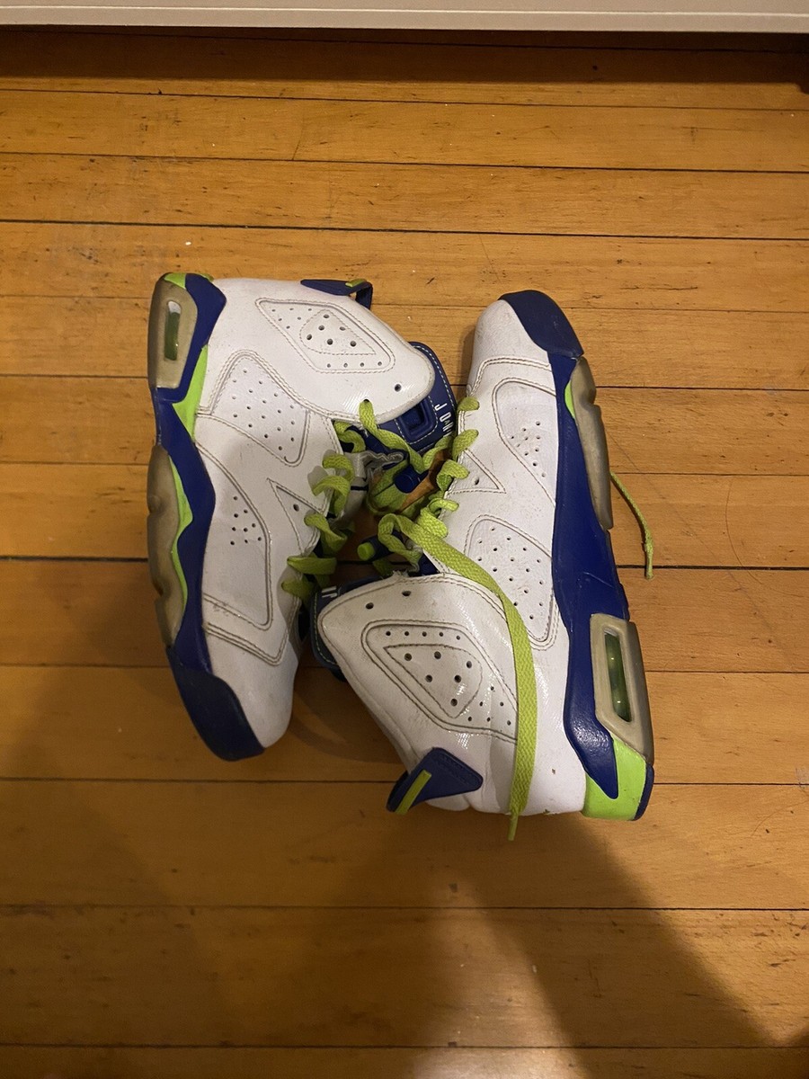 jordan 6 white blue green
