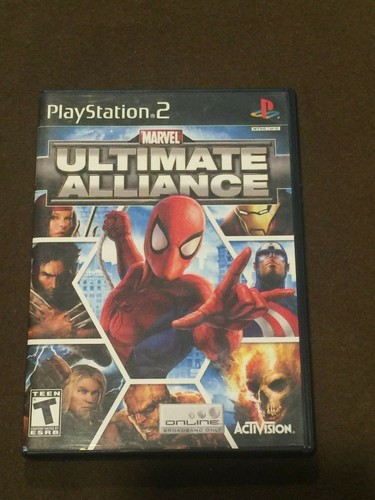 Sony PlayStation PS2 Marvel Ultimate Alliance Videospiel Rated T