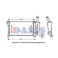 WasserküHler MotorküHler Mechanisch GefüGt FüR Fiat Panda 169 1.1
