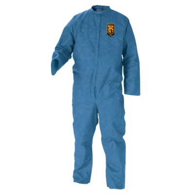KleenGuard A20 58537 Coveralls, Blue Denim, 4XL - 20 Pk
