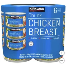 Kirkland Signature, Chicken Breast, 12.5 oz, 6-Count