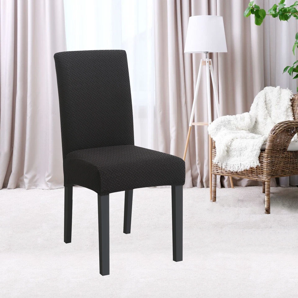 6xStretch Dining Chair Cover Removable Chair Slipcover for Hotel Banquet Wedding - Image 4 of 4