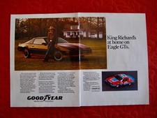1983 PONTIAC FIREBIRD TRANS AM & RICHARD PETTY  - ORIG PRINT CAR AD - EXCEL COND