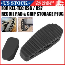 Black Recoil Pad and Grip Storage Plug Fits For Kel-Tec KSG / KS7