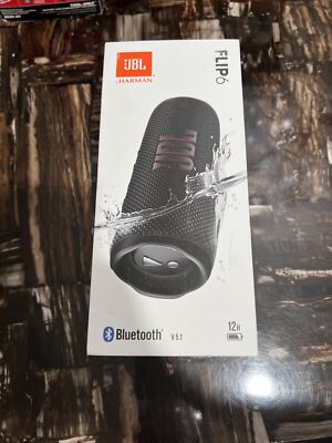 JBL Flip 6 Portable Speaker System - Black (JBLFLIP6BLKAM) | eBay