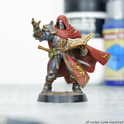VANGUARD KNIGHT PALADIN || D&D, Frostgrave, 3D Printed Miniature 28mm 32mm