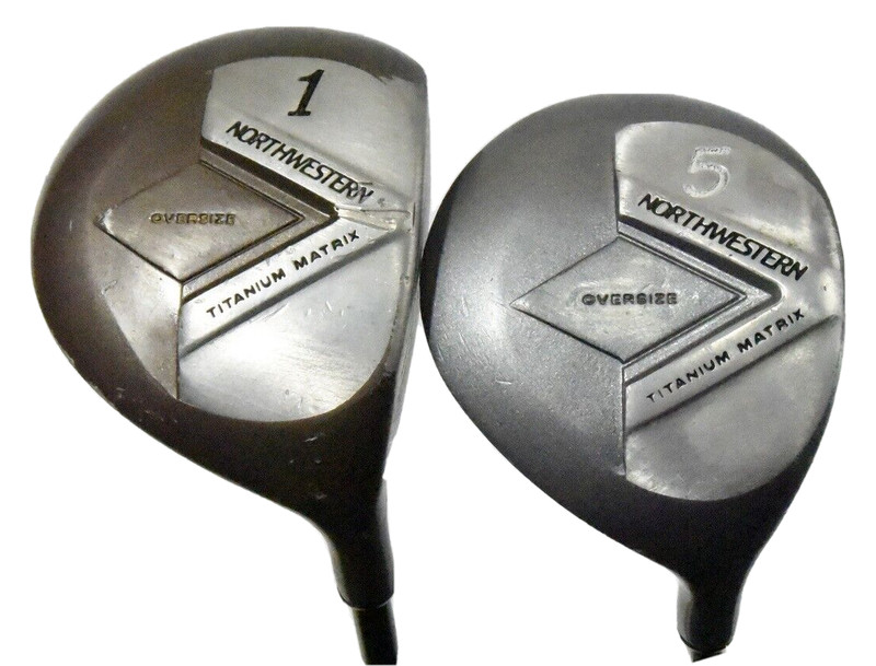 NORTHWESTERN TITANIUM MATRIX 1, 5 WOOD SET 16, 22 SHAFT 40, 44 1/4 NEW GRIP