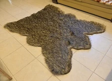 5' x 6' Black Tip Original Top New Bear Realistic Shape Lodge Accent Custom Desi